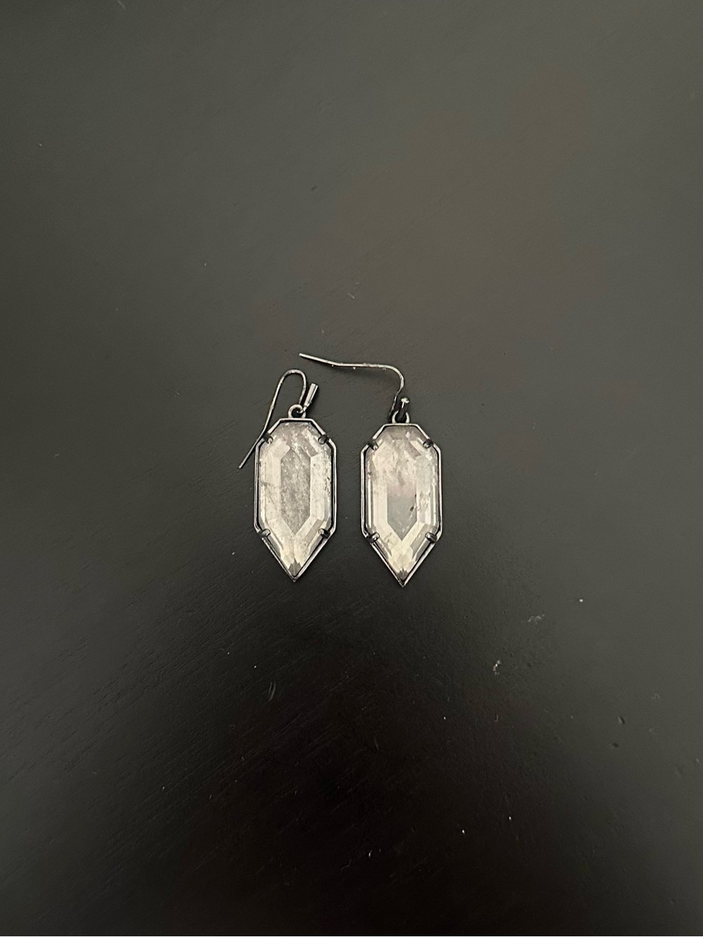 Kendra Scott Palmer Mirror Rock Crystal Earrings